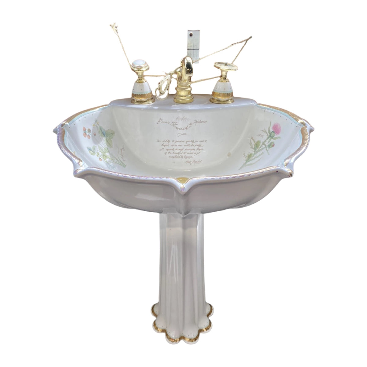 Kohler Prarie Flowers Sink TRP