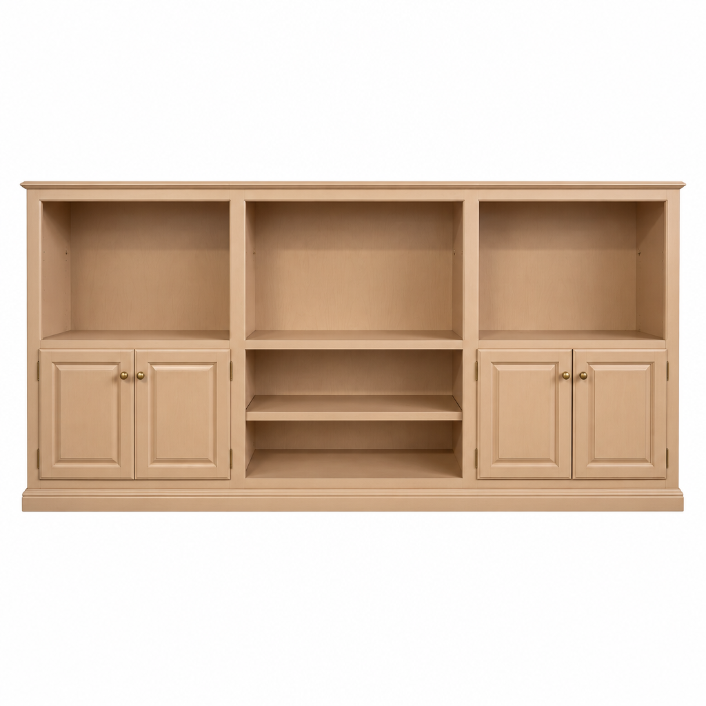 Peach Colored Wooden Cabinet BX3