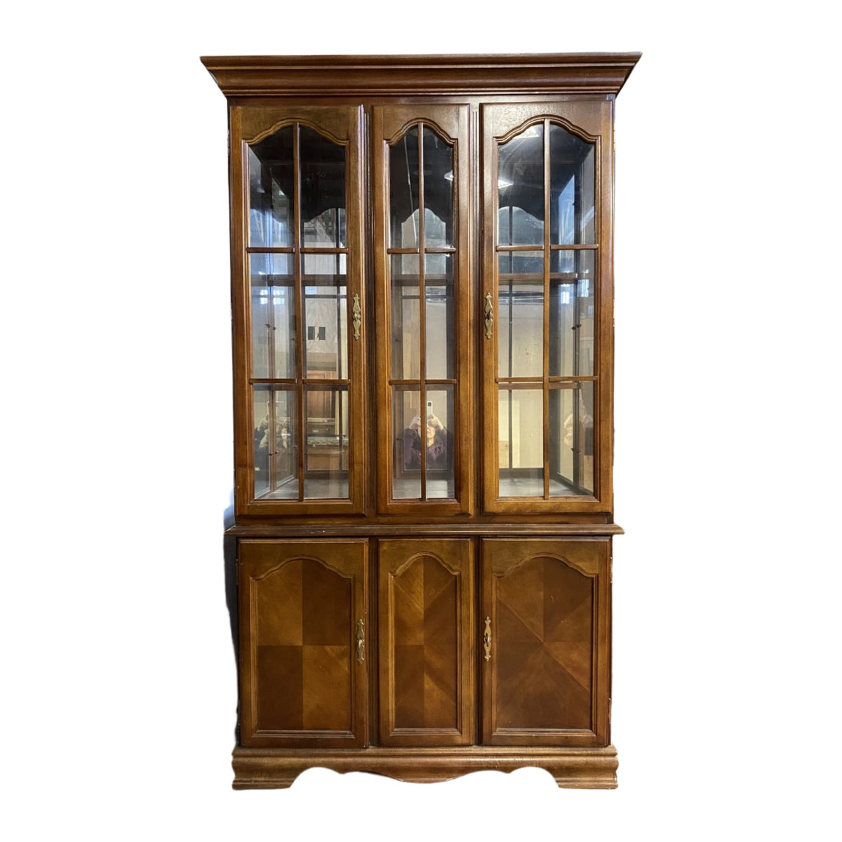 Antique China Cabinet 3 Drawers TRP