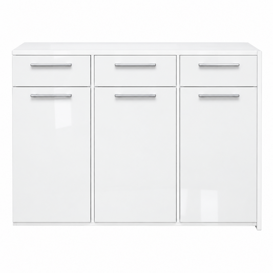 Cabinet · Kitchen Base · White · 3-Unit · 70×35×25 · CU5