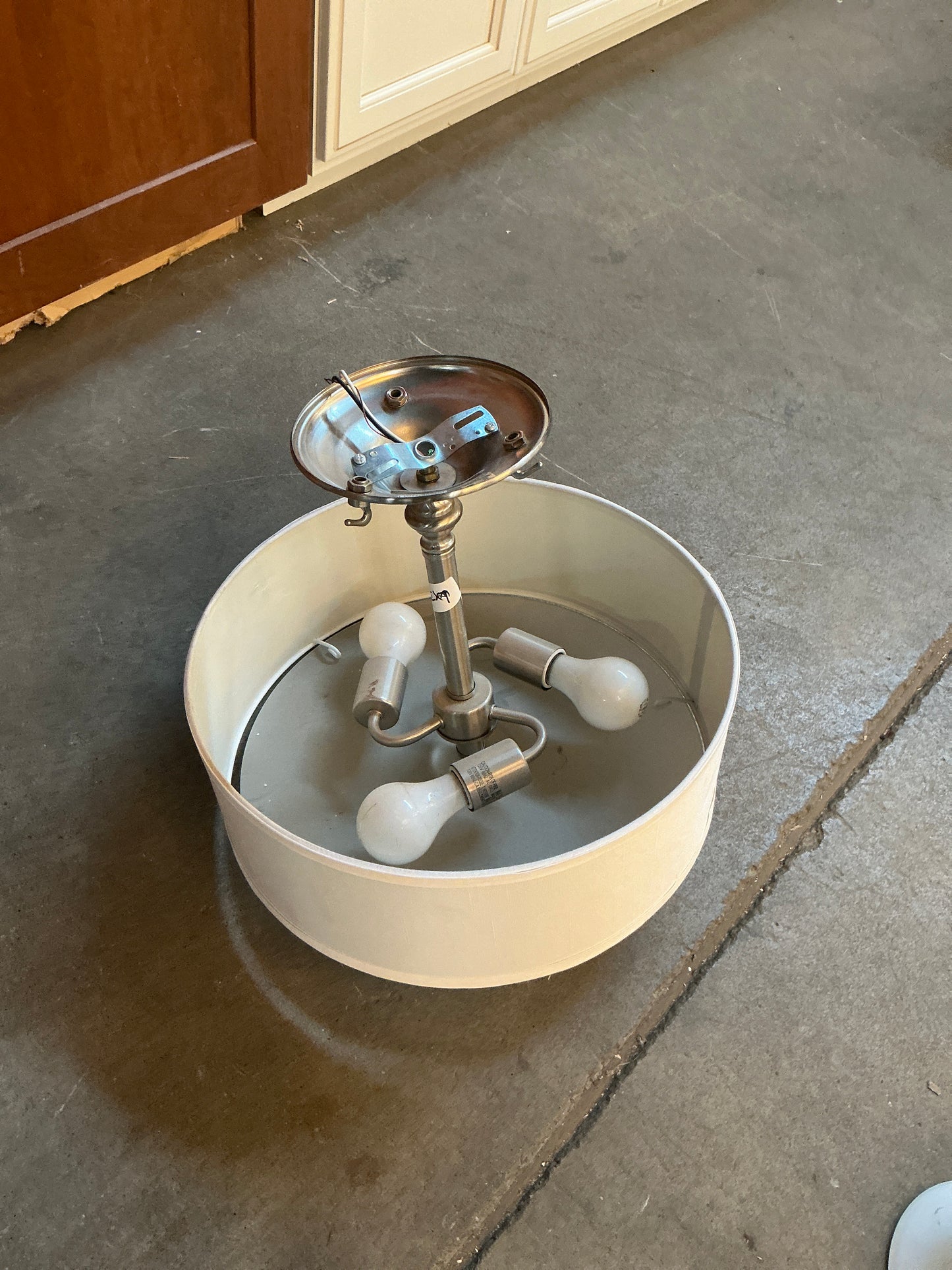 Ceiling light, drum shade, 16", CX9