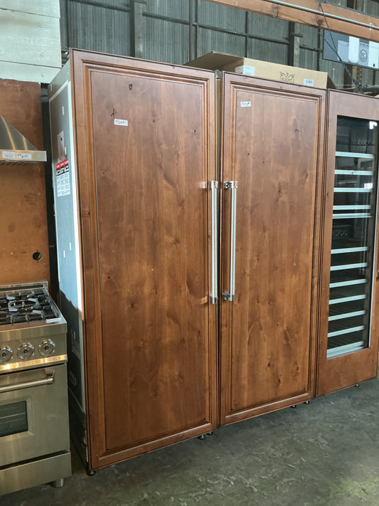 Refrigerator, Thermador, fridge and freezer set, 30 1/2", CX9