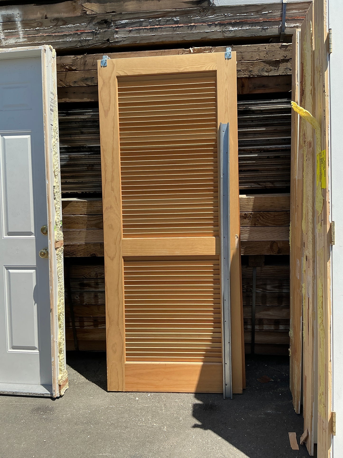 Door, louvered, sliding closet, TRP