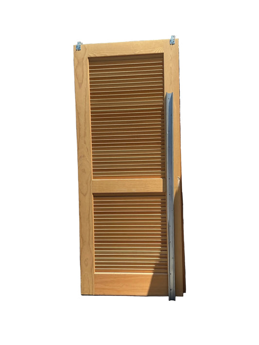 Door, louvered, sliding closet, TRP