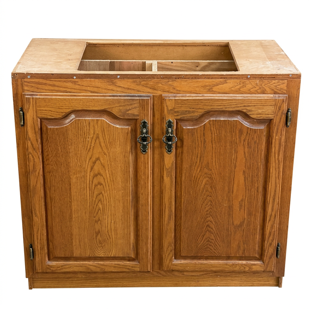 Cabinet · Kitchen Base · Oak · Sink Opening · 2-Door · 41×36×24 · CY8