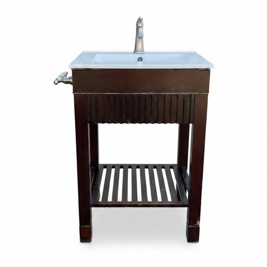 Bathroom vanity, wood, TRP