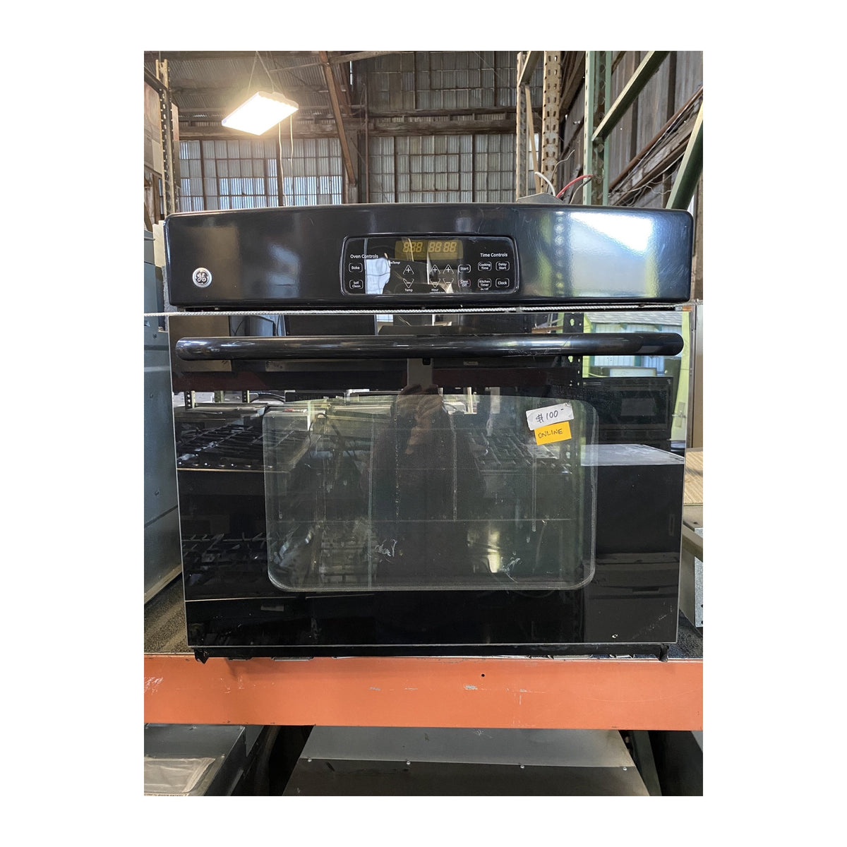 Black GE Single Oven TRP