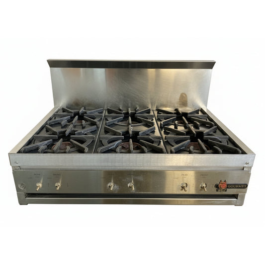 Cooktop, Gas, Wolf, 6 Burner, Stainless, TRP