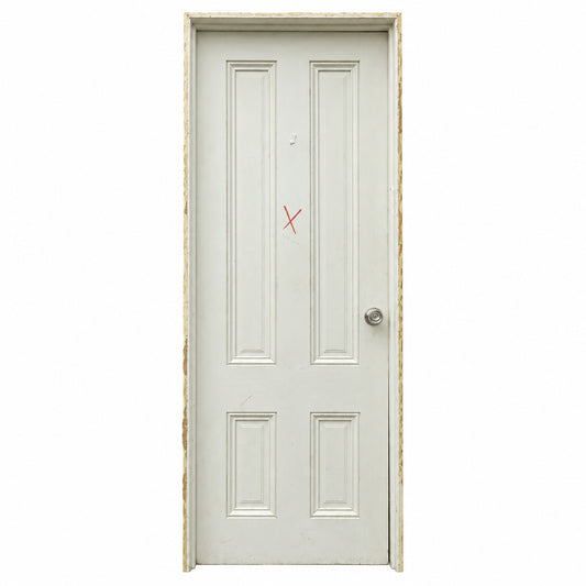 Door · Interior · Left Swing · 4 Panel · 28×80 · CV1