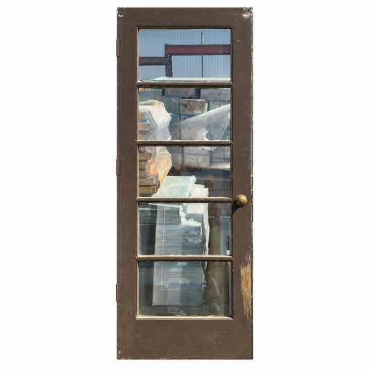 Door · Exterior · Brown · Left Swing · 5 Panel · 30×80 · CY2