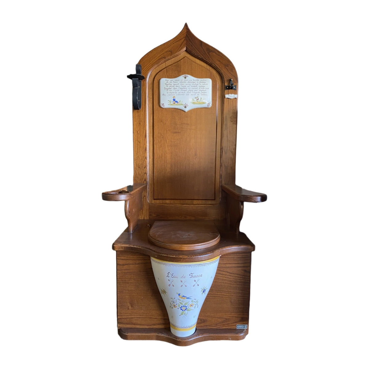 FB/CL Herbeau Dagobert Wooden Toilet Throne TRP