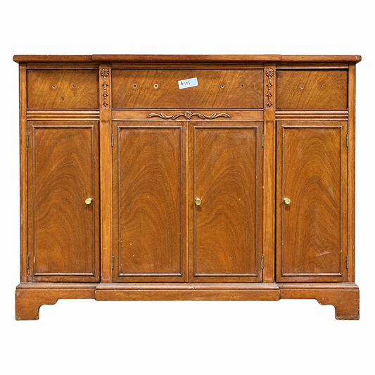 Vintage Rose Colored Wooden Cabinet TRP