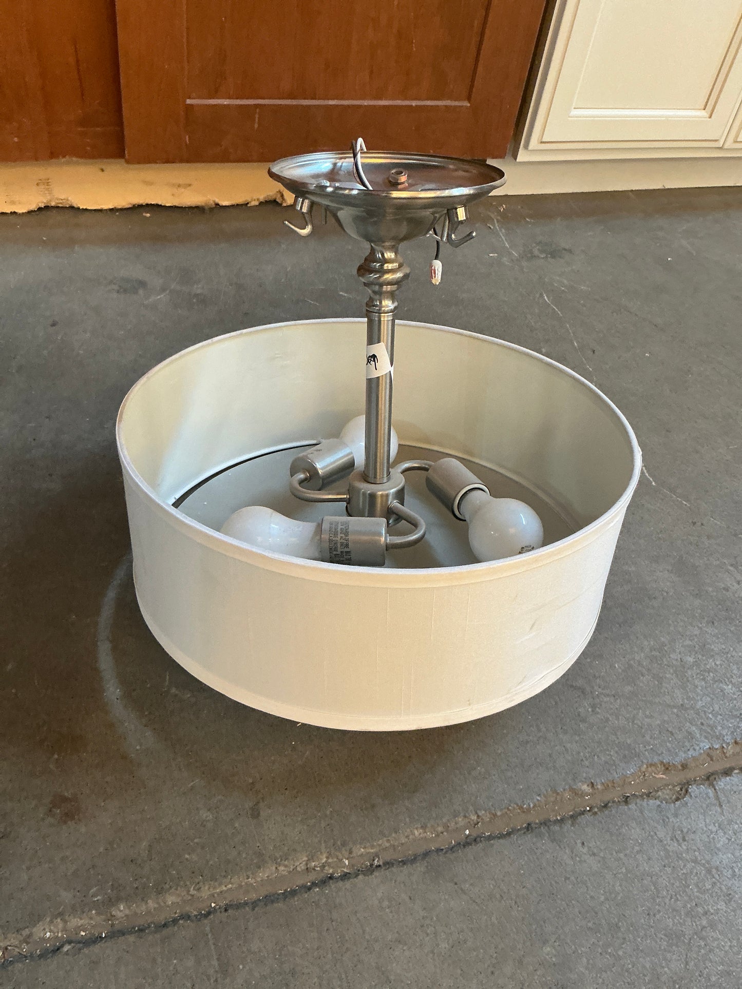 Ceiling light, drum shade, 16", CX9