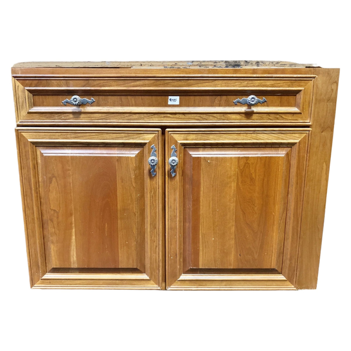 Brown Wooden Cabinet Fancy Handles TRP