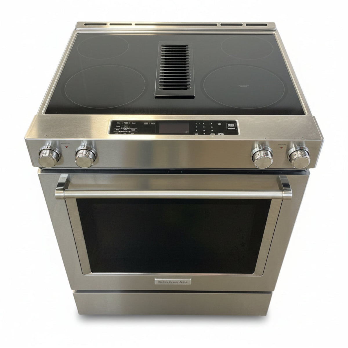 Stove, Electric, KitchenAid, 4 Burner, CT6