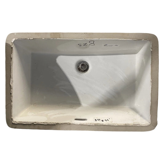 White Rectangular Sink BZ3