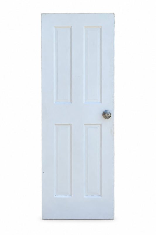 Door · Interior · White · Left Swing · 4 Panel · 24×65 · CX2