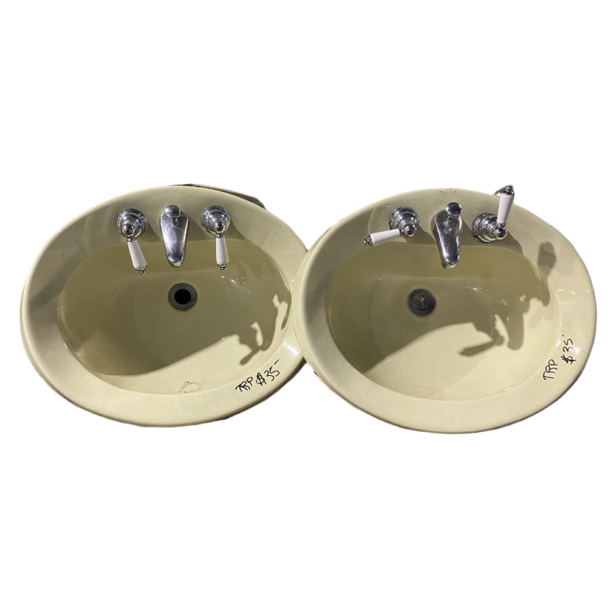 Yellow Vintage Sink TRP