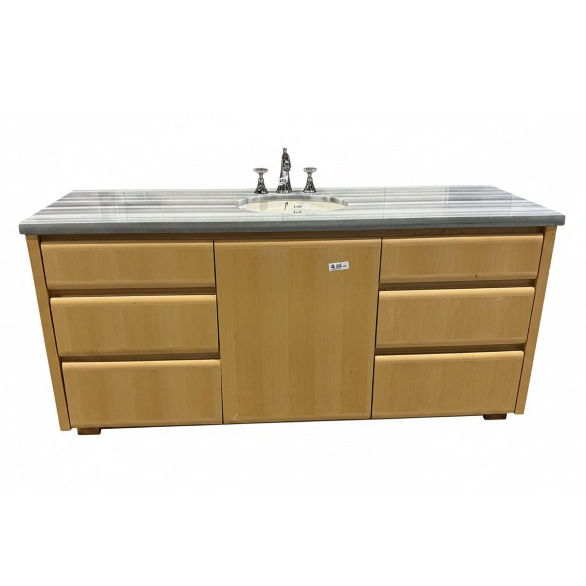 Bathroom vanity, with Stone top, Sink and Faucet, CU6