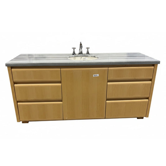 Bathroom vanity, with Stone top, Sink and Faucet, CU6