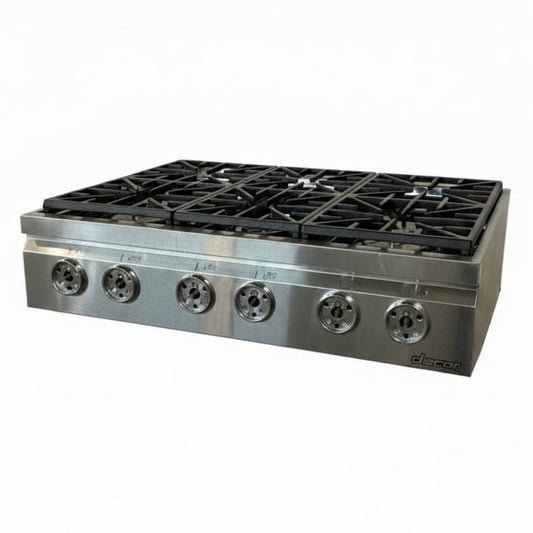 Cooktop, Gas, Dacor, 6 Burner, Stainless, CE1