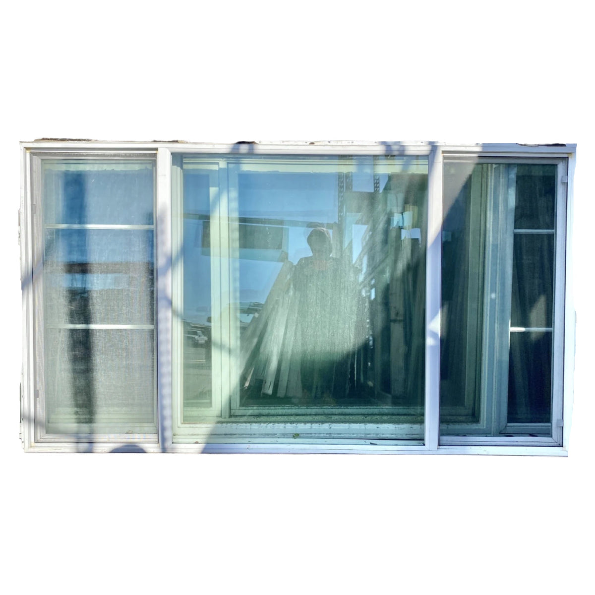 Window · Vinyl Sliding · White · 3 Panel · 93×52 · CG8