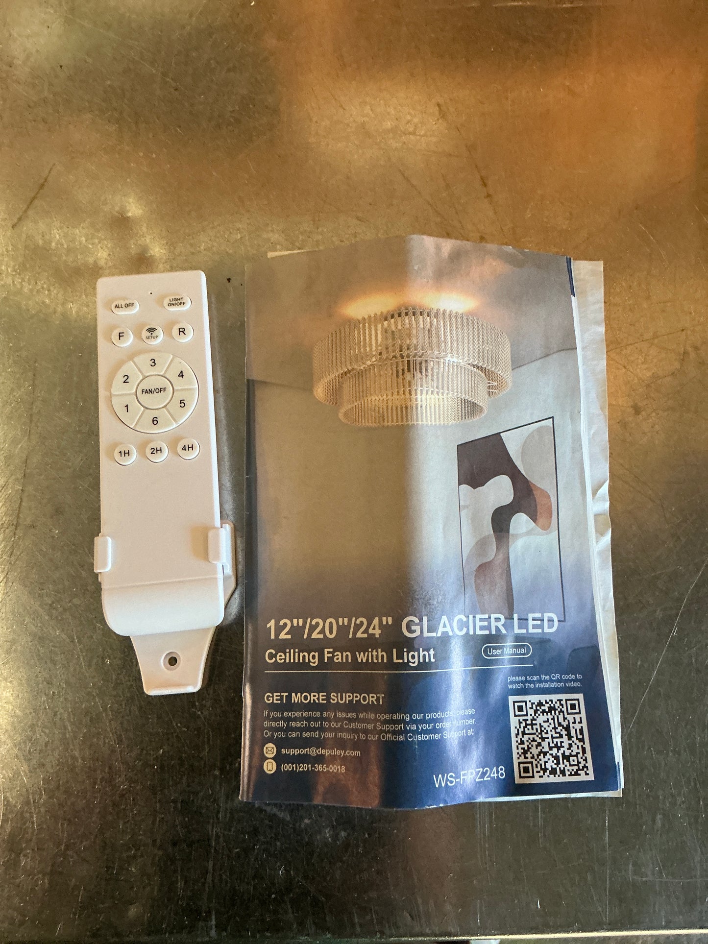 Ceiling Fan With Light, TRP