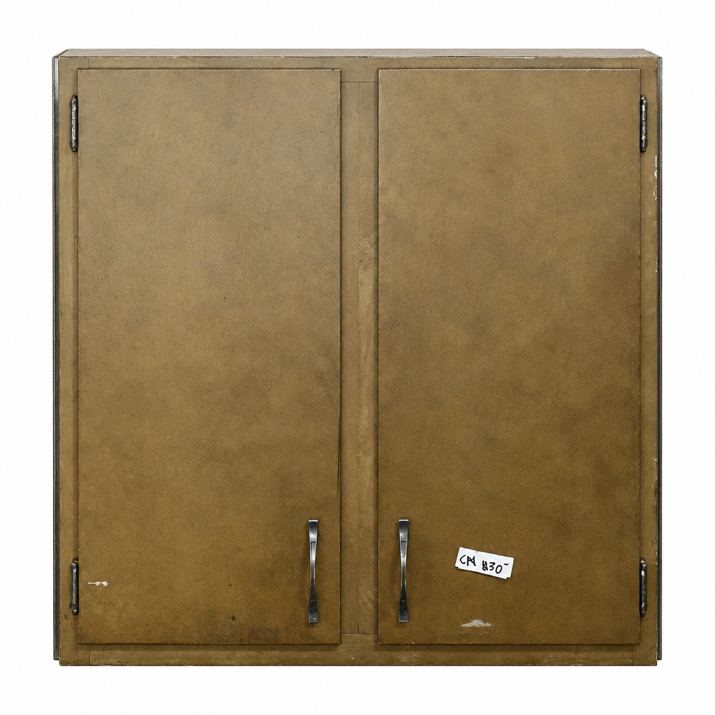 Brown Vintage Hardware 2 Drawer Cabinet CA1
