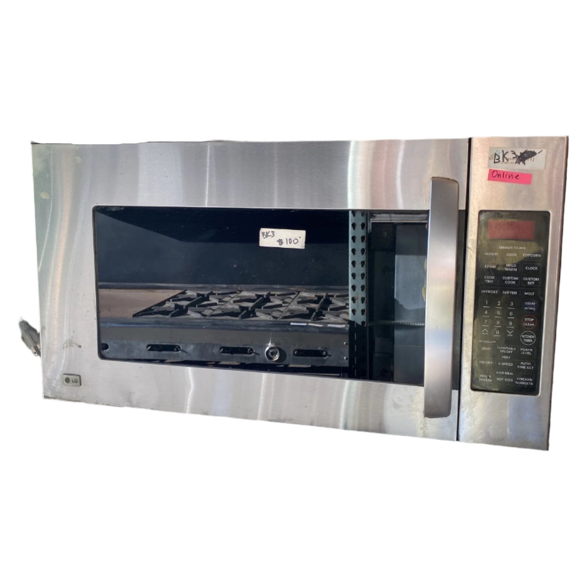 LG Silver Microwave BK3