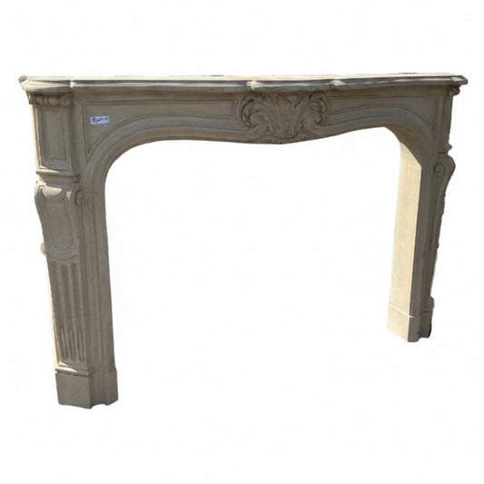 Fireplace mantel, stone, CW9