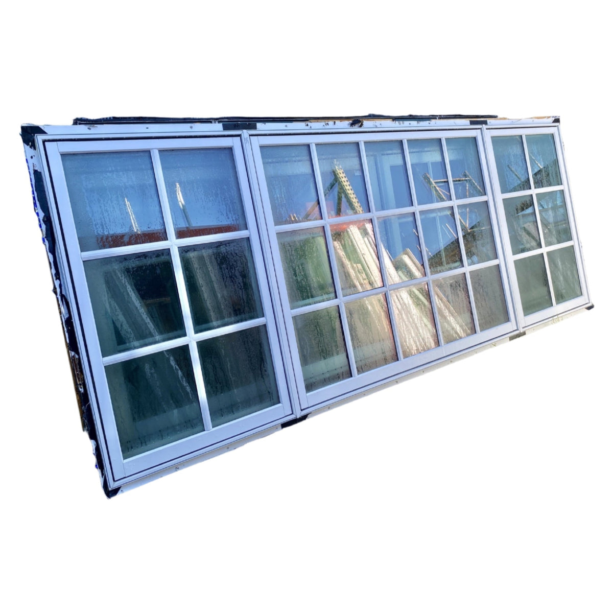 Window · Wood/Clad Fixed · White · 3 Panel · 120×48 · TRP