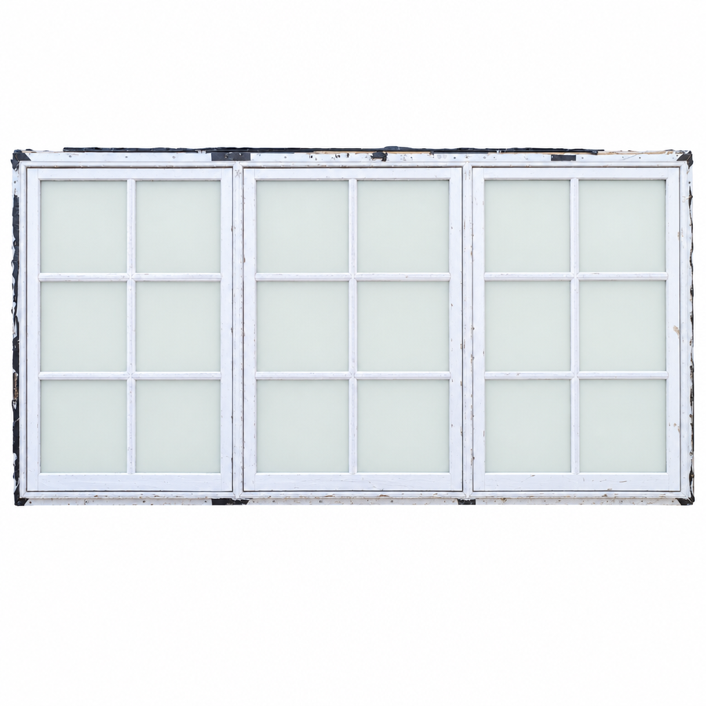 Window · Wood/Clad Fixed · White · 3 Panel · 120×48 · TRP