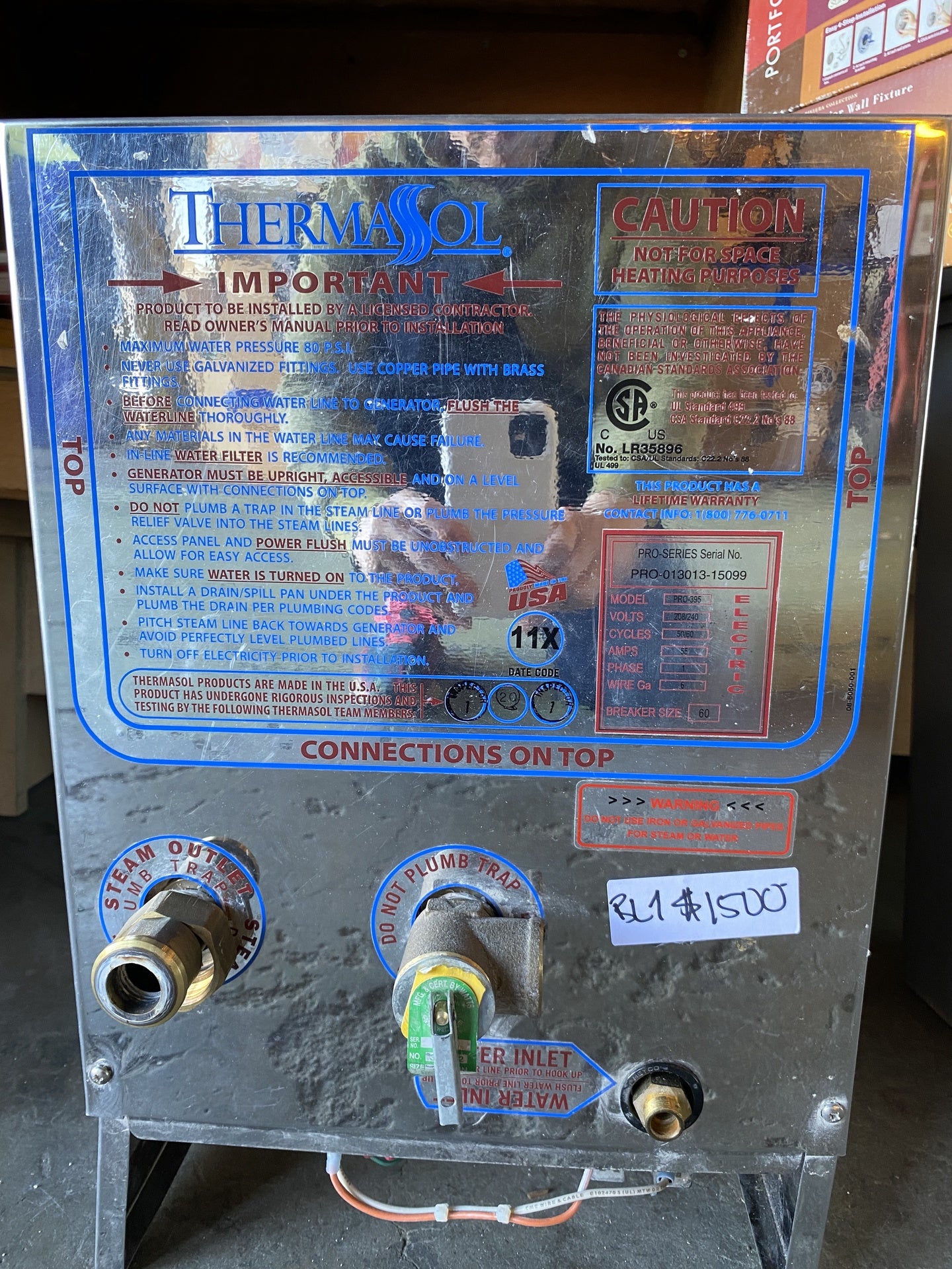 Thermasol Steamer BL1