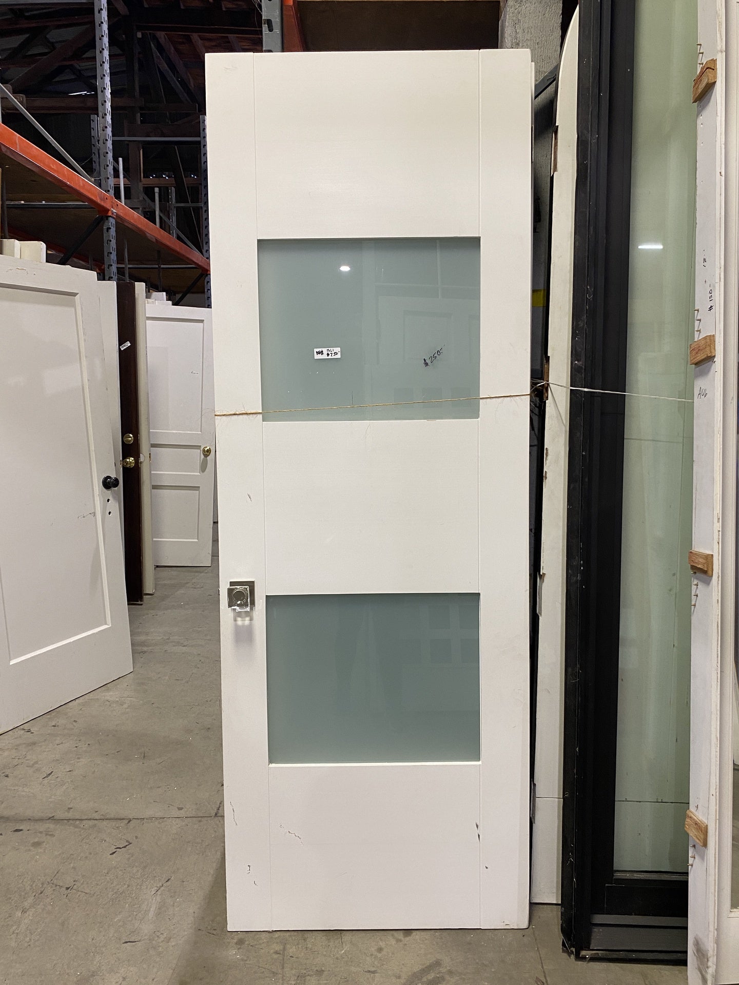Modern Door Opaque Windows BL1