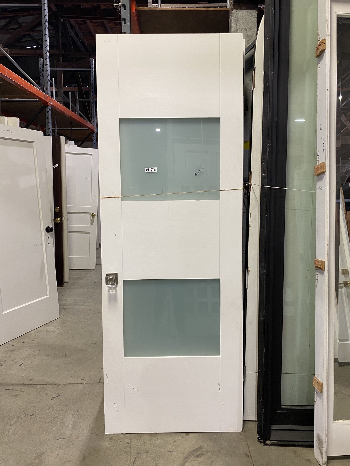 Modern Door Opaque Windows BL1
