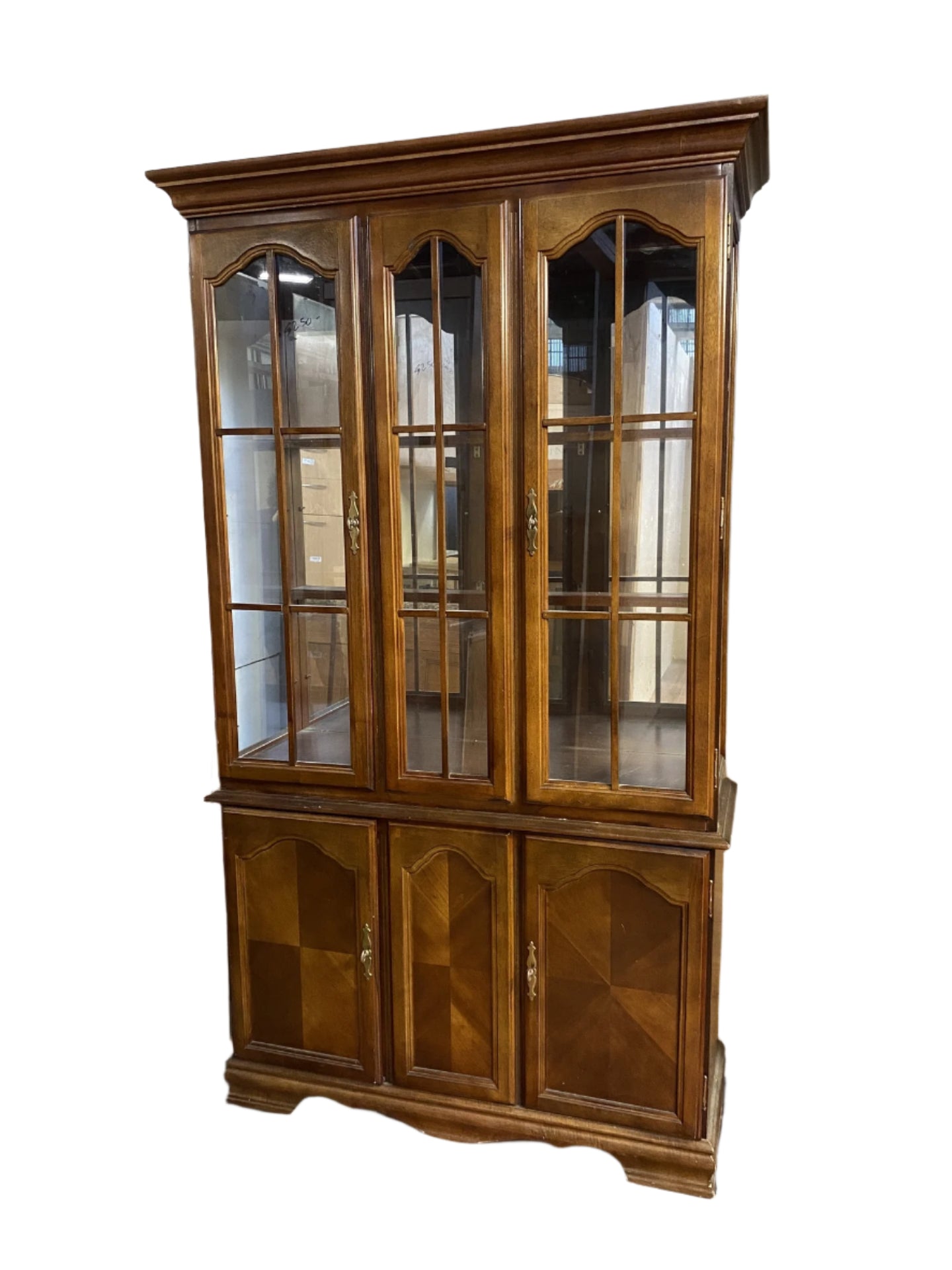 Antique China Cabinet 3 Drawers TRP