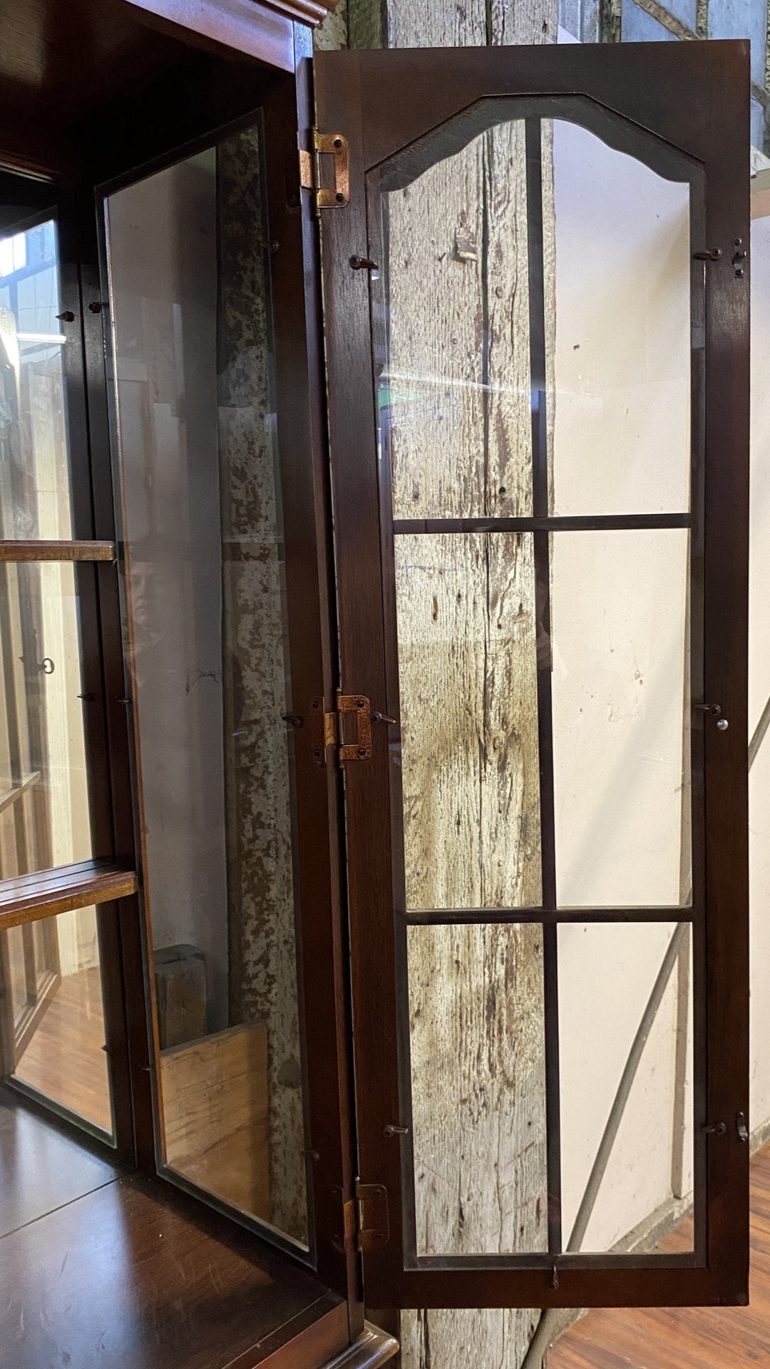 Antique China Cabinet 3 Drawers TRP