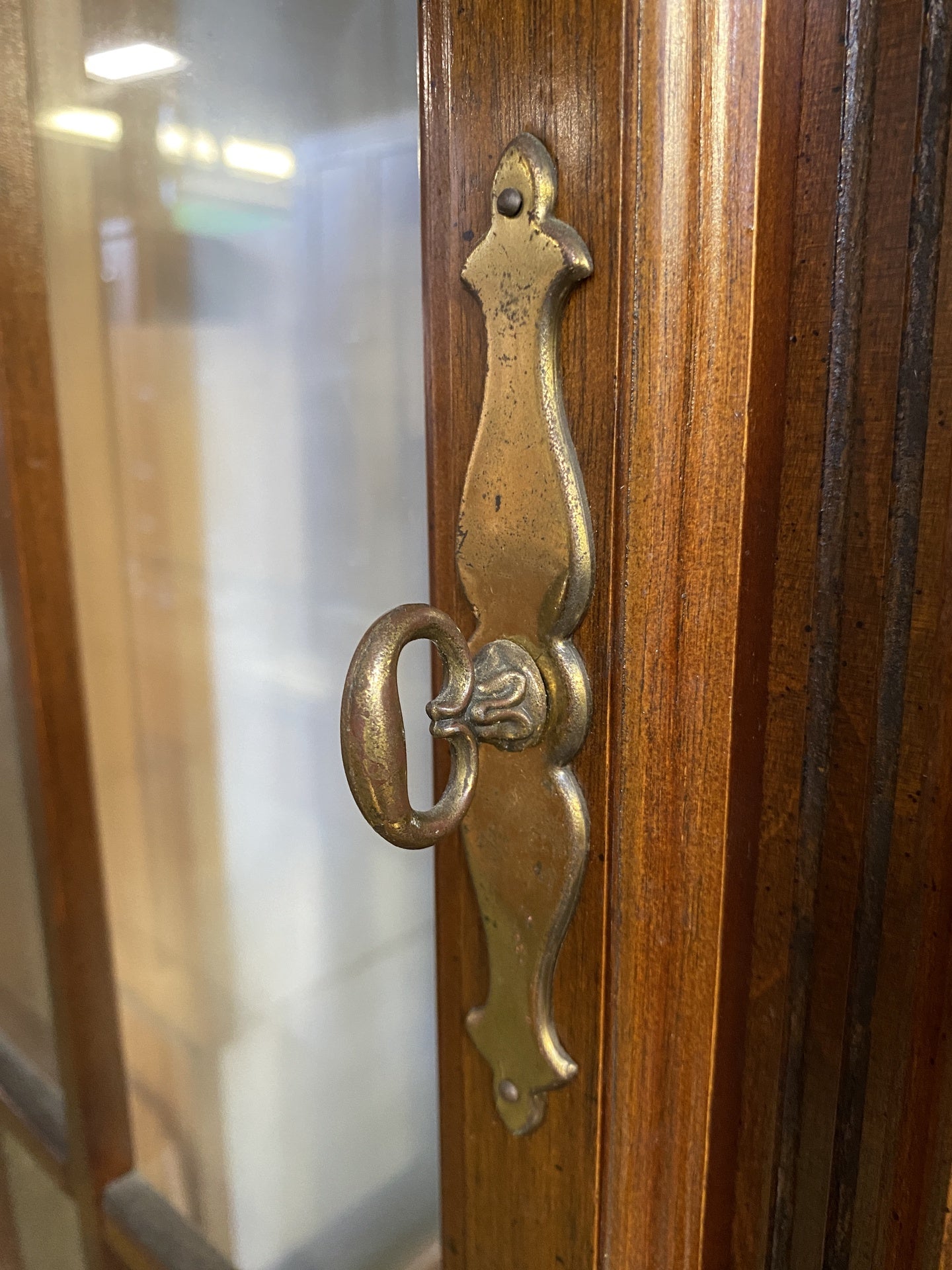 Antique China Cabinet 3 Drawers TRP