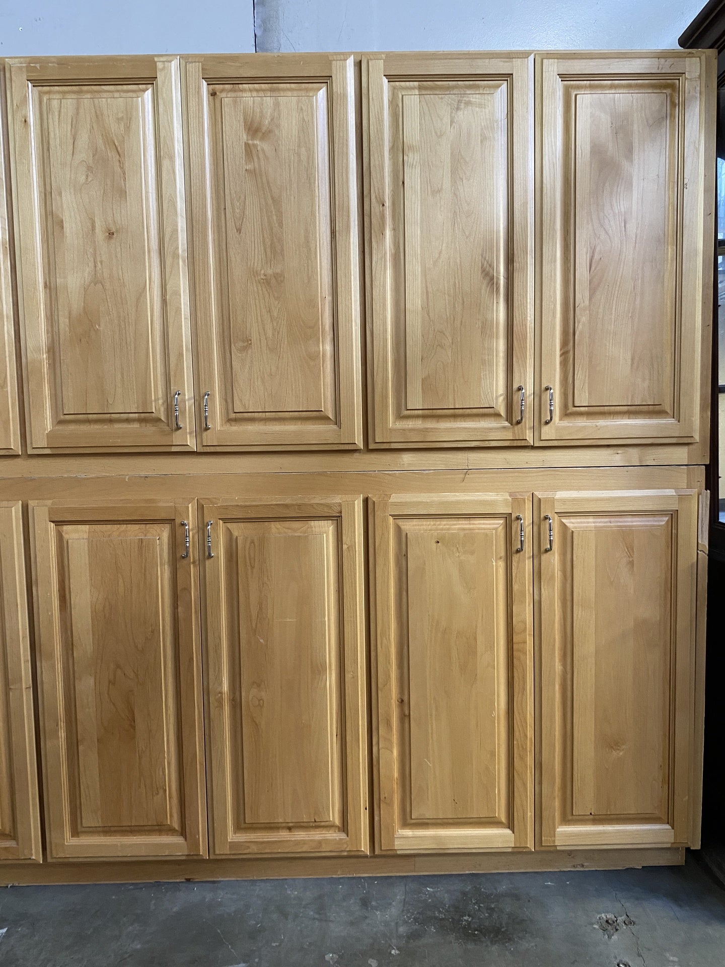 Light Brown 2 Piece Cabinet Set BU5
