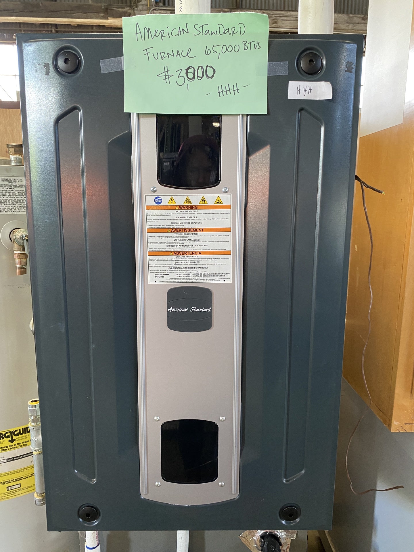 American Standard Furnace HHH