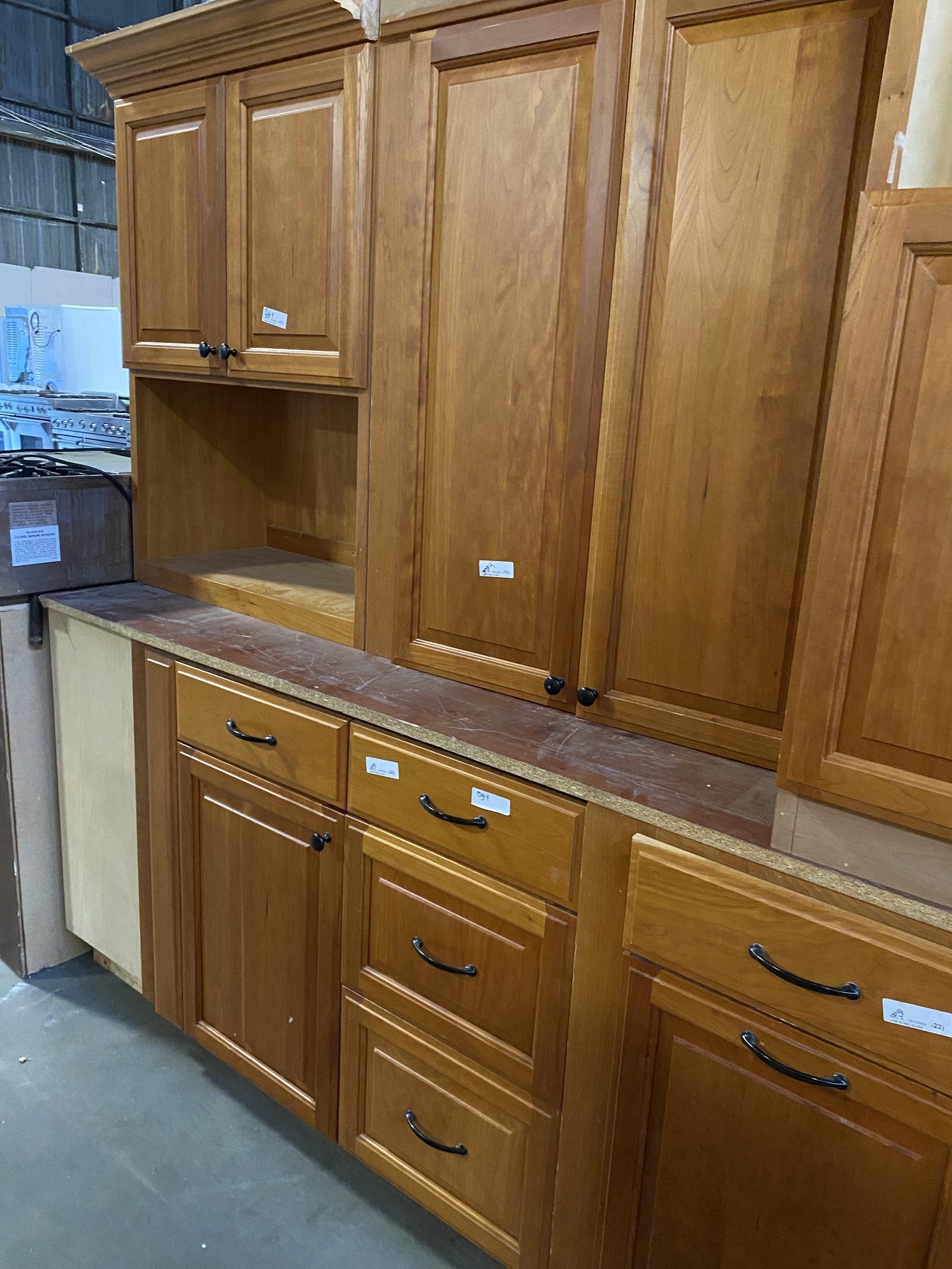 Brown Cabinet Set BY4