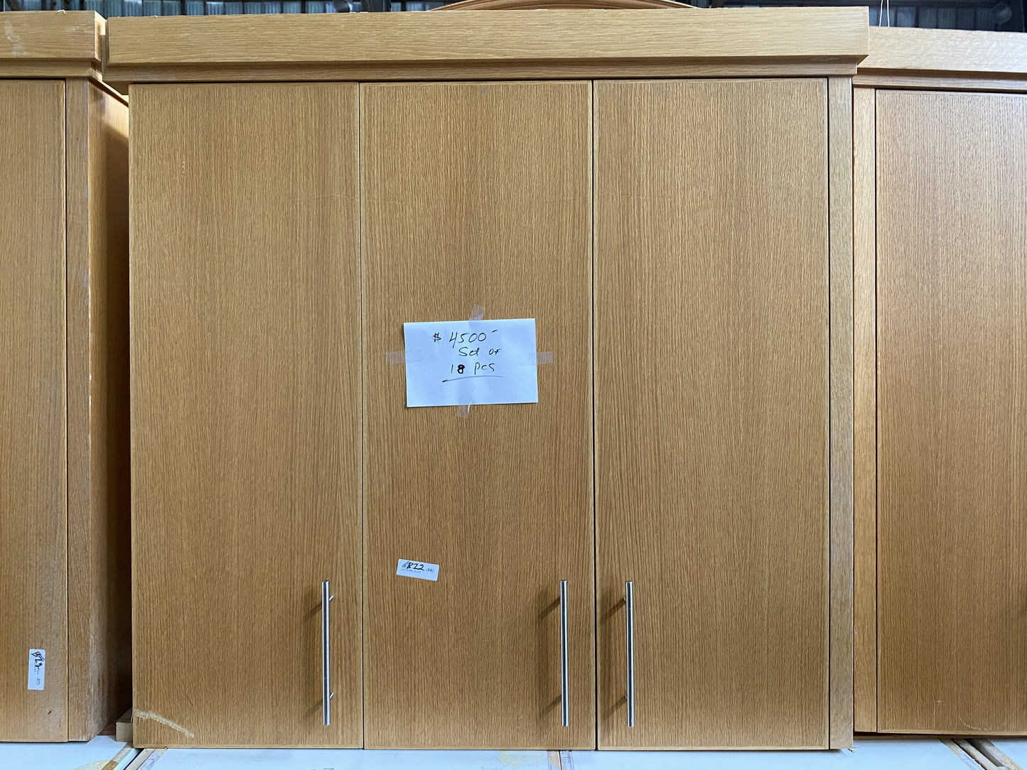 Oak Veneer Kitchen Cabinet Set BZ2