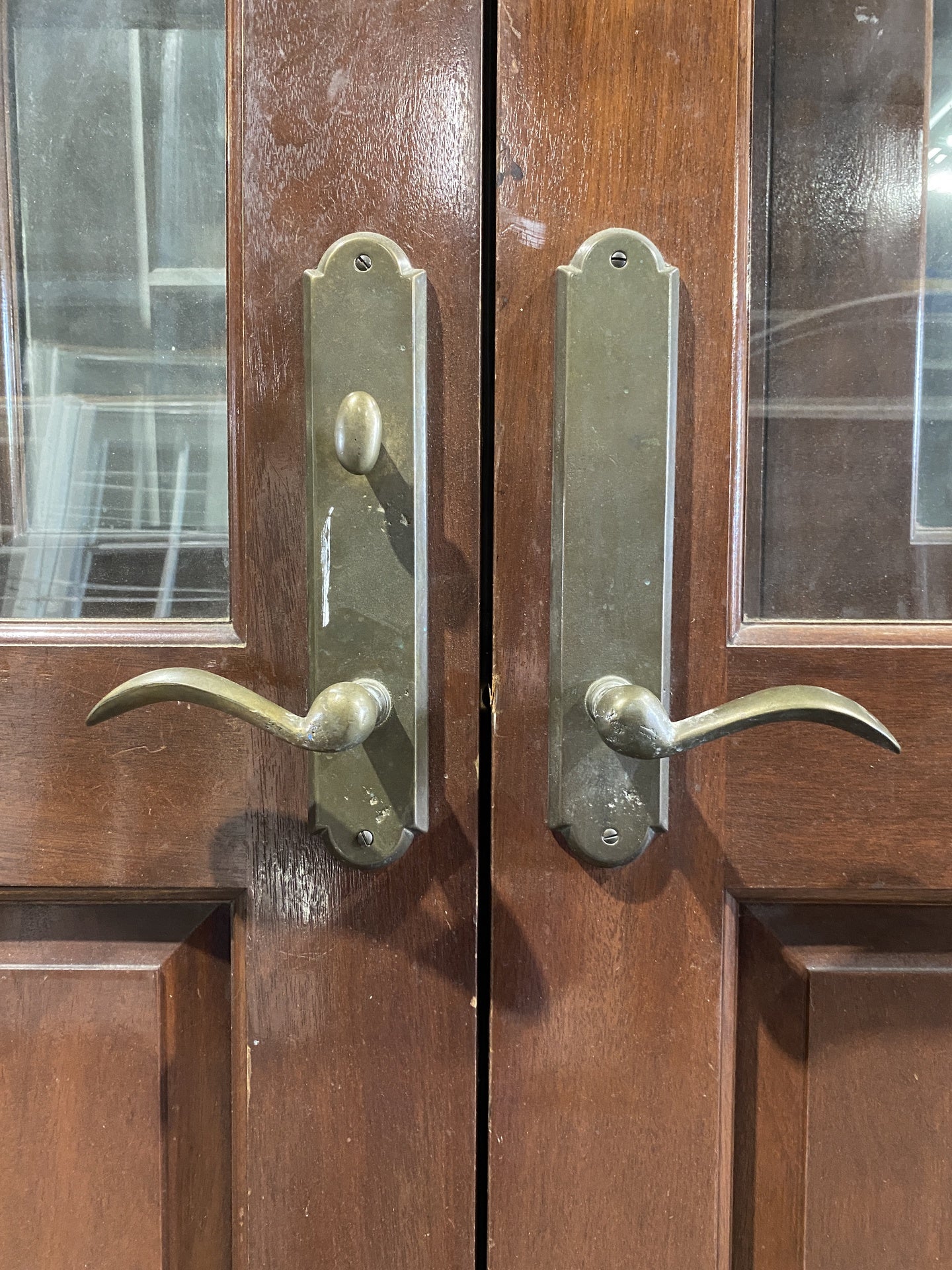 Mahogany Double Doors TRP