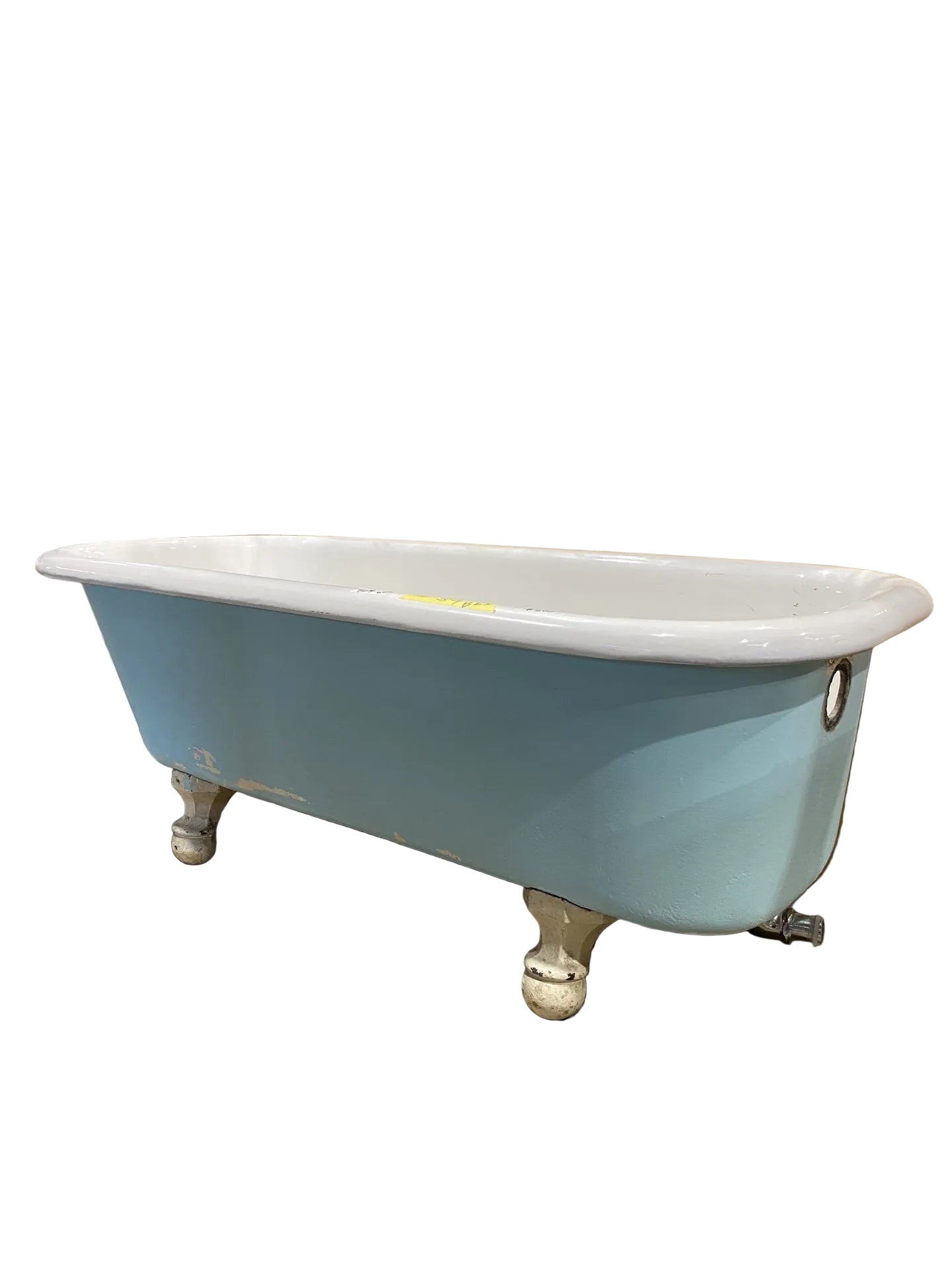 Cast Iron Clawfoot Tub Blue BZ3