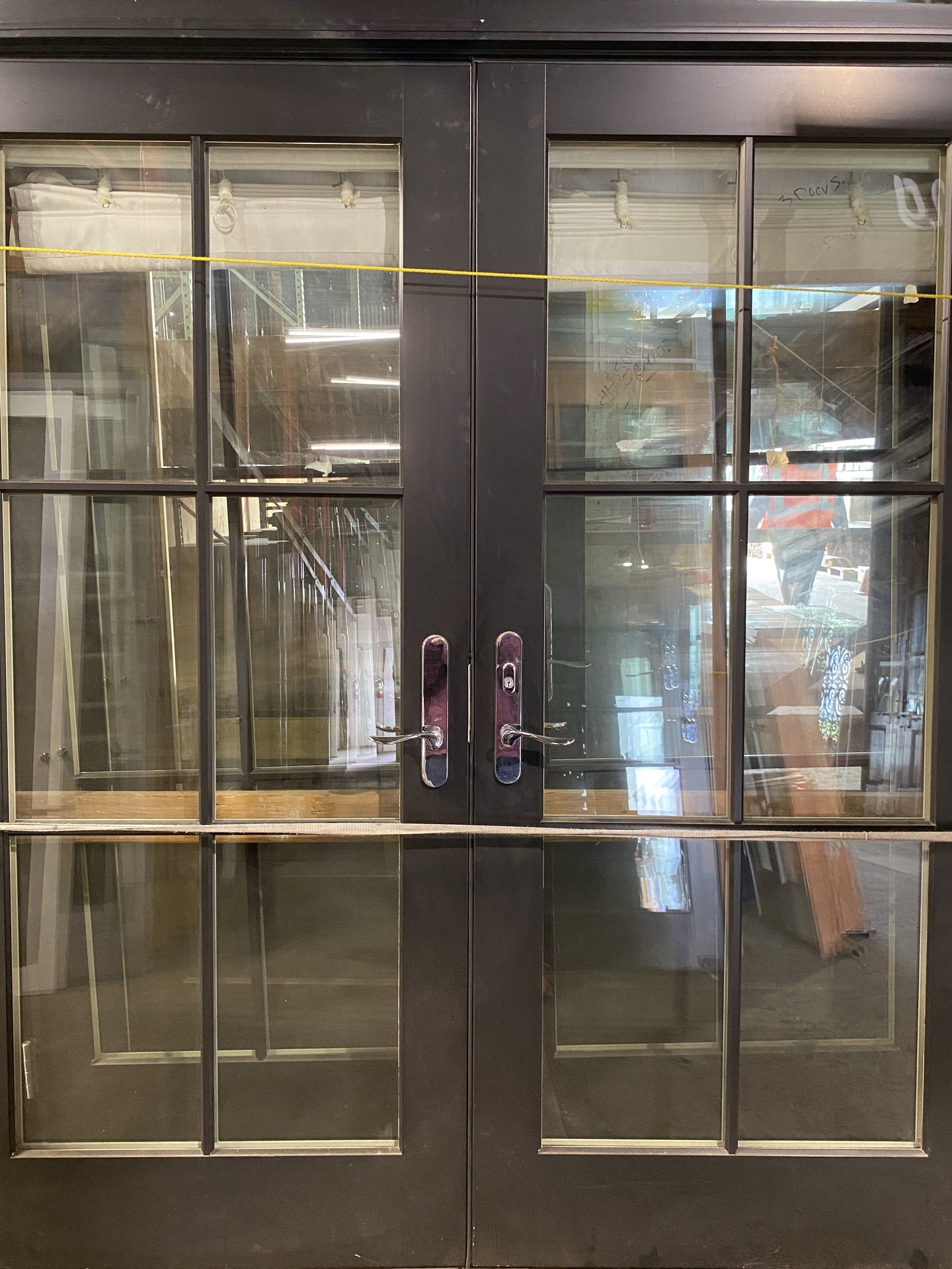 Black French Doors HHH