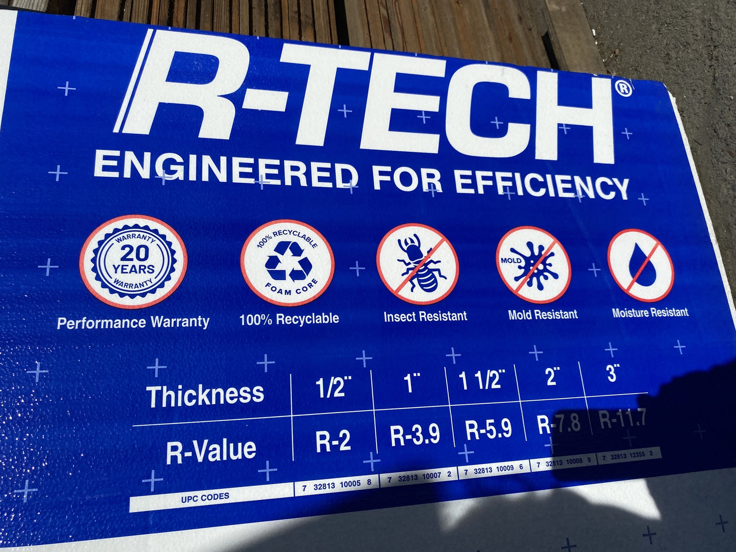 R-Tech Foam Roof Insulation 4" TRP