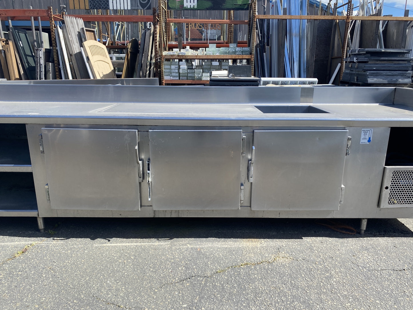 Restaurant Supply Stainless Steel Prep Table 1 TRP