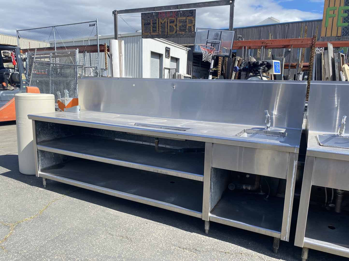 Restaurant Supply Stainless Steel Sink Table 2TRP