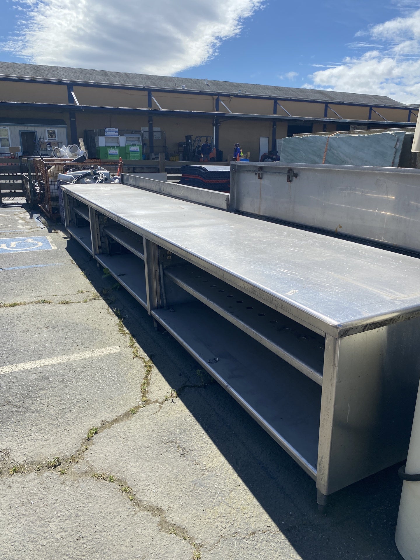Restaurant Supply Stainless Steel Prep Table 2 TRP