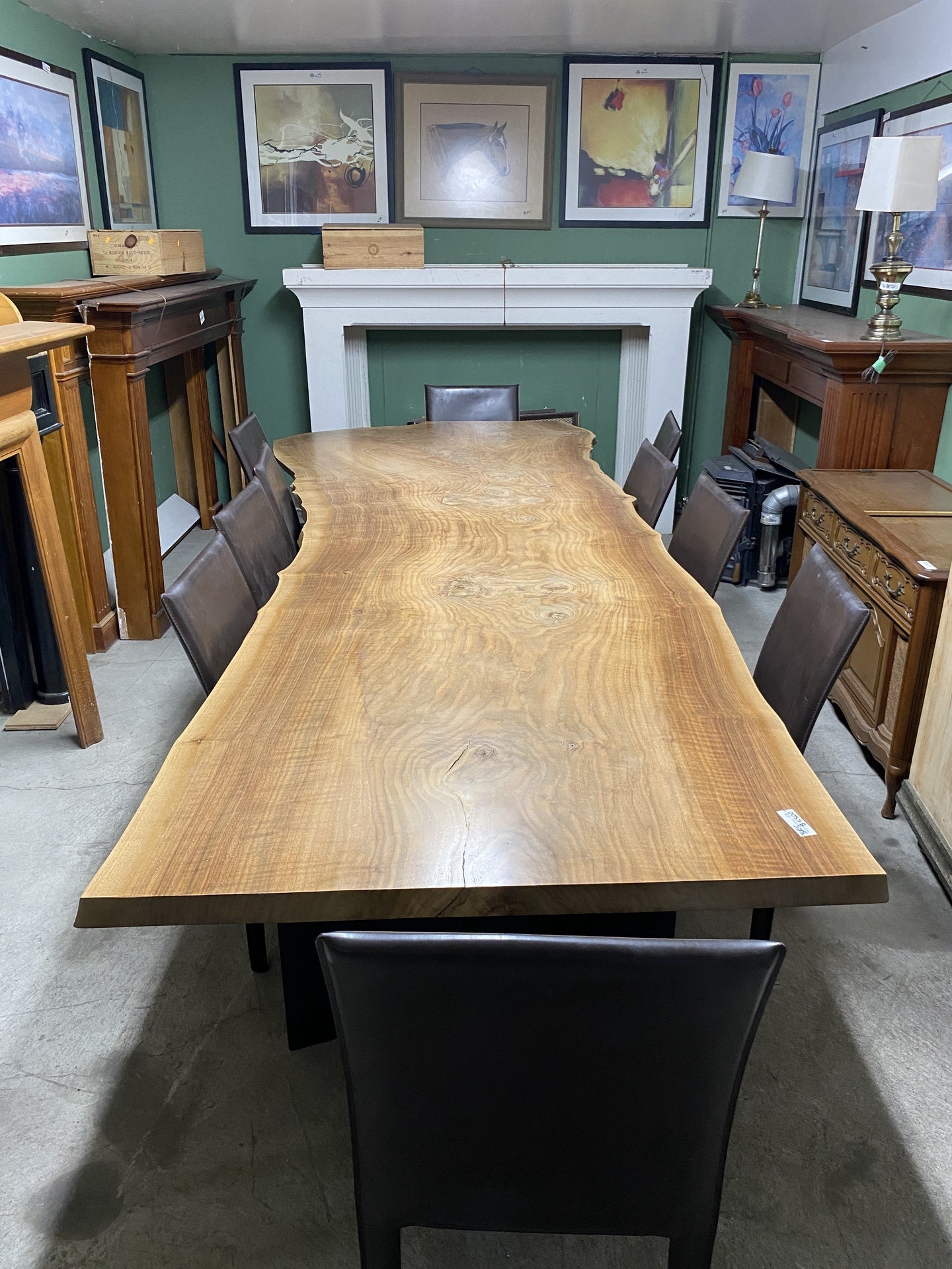 Handcrafted Solid Wood Slab Table BK5